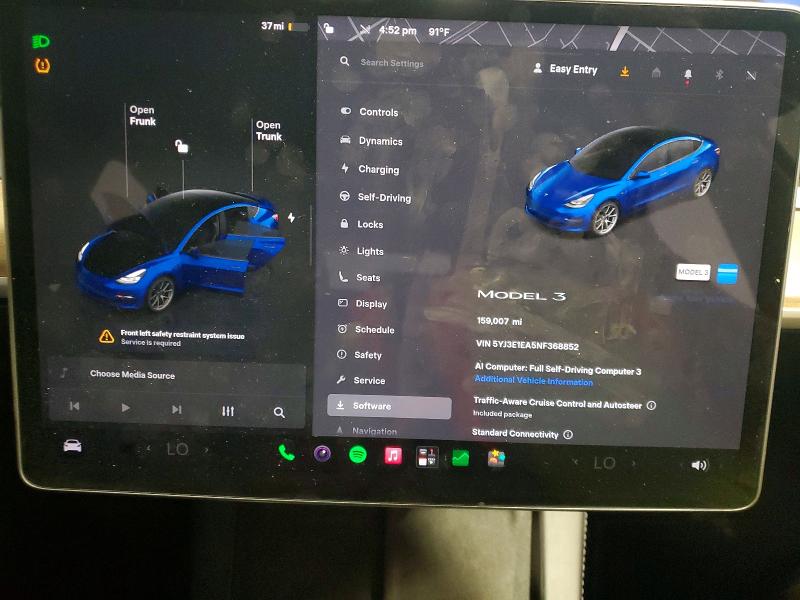 TESLA MODEL 3 2022