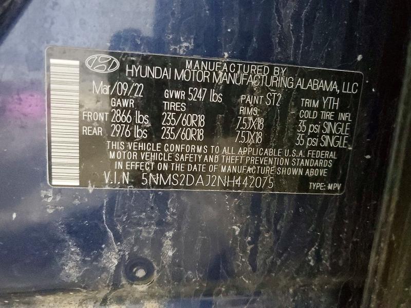 HYUNDAI SANTA FE 2022