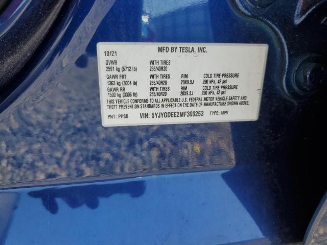 TESLA MODEL Y 2021