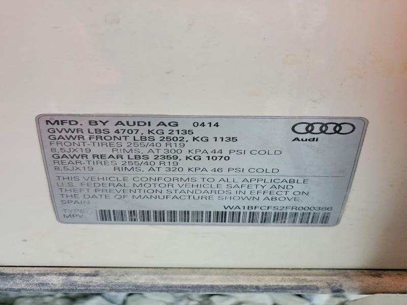 AUDI Q3 PREMIUM PLUS 2014