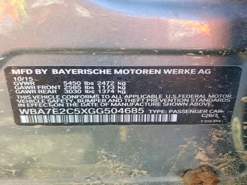 BMW 740 I 2015