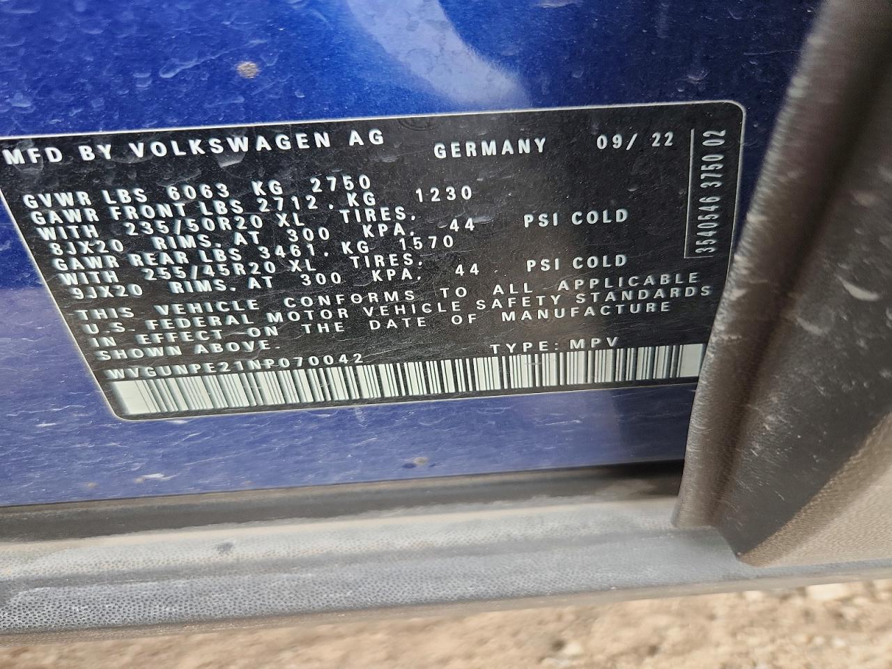 VOLKSWAGEN ID.4 PRO S 2022