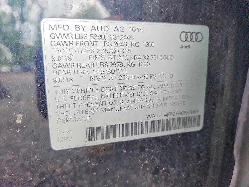 AUDI Q5 PREMIUM PLUS 2014