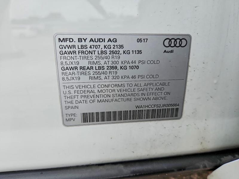 AUDI Q3 PREMIUM PLUS 2017