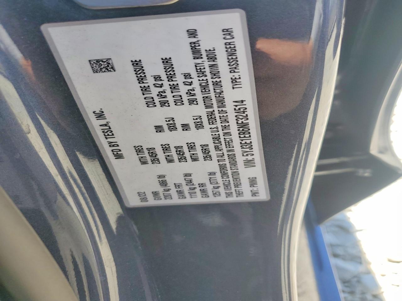 Tesla Model 3 Long Range Dual Motor 2022
