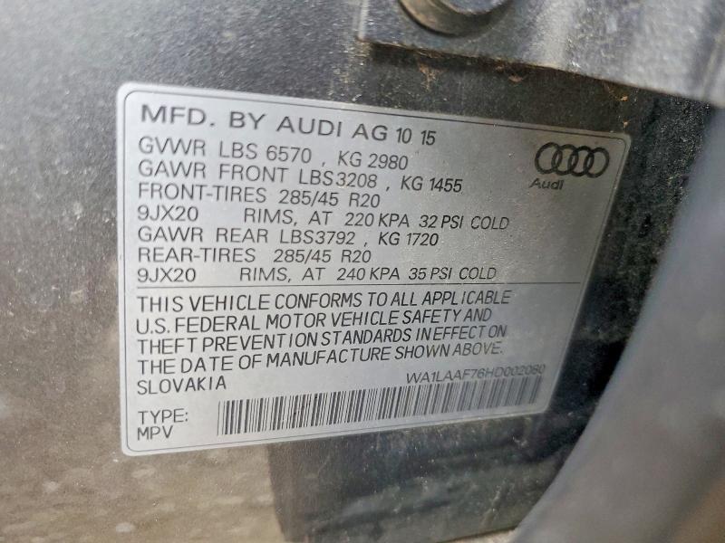 AUDI Q7 PREMIUM PLUS 2015