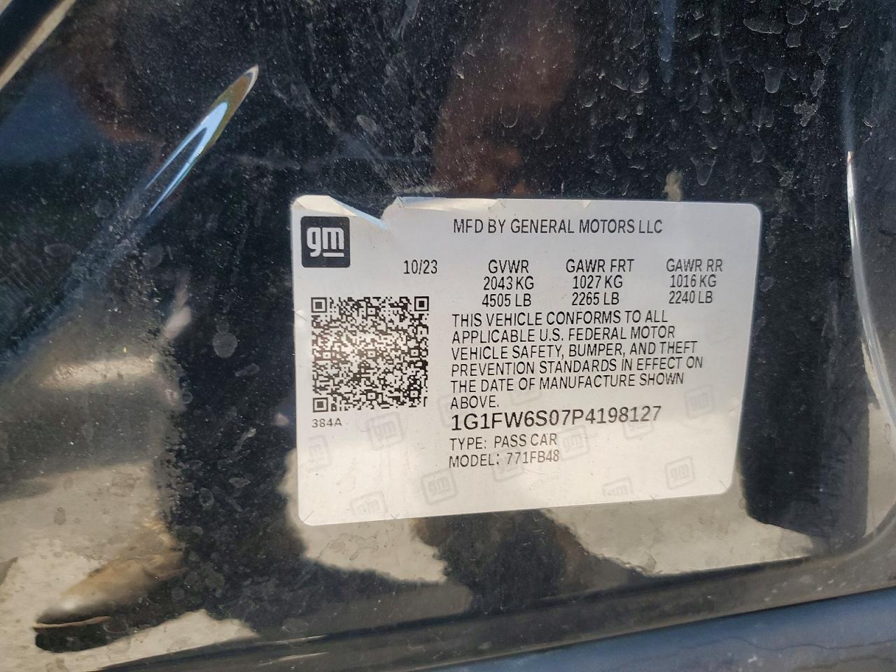 CHEVROLET BOLT EV 1LT 2023
