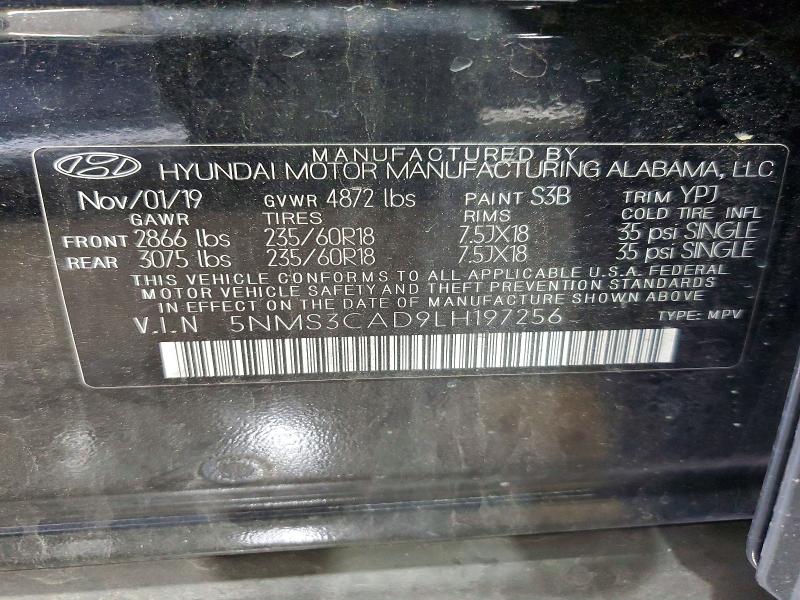 HYUNDAI SANTA FE SEL 2019