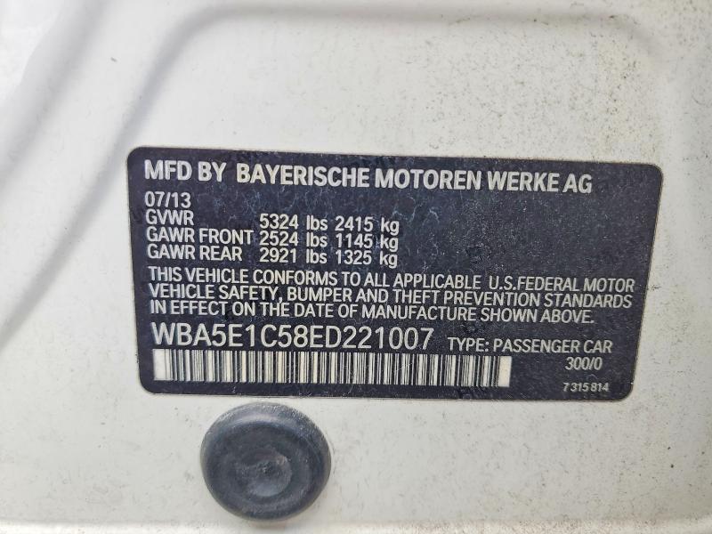 BMW ACTIVEHYBRID 5 2013