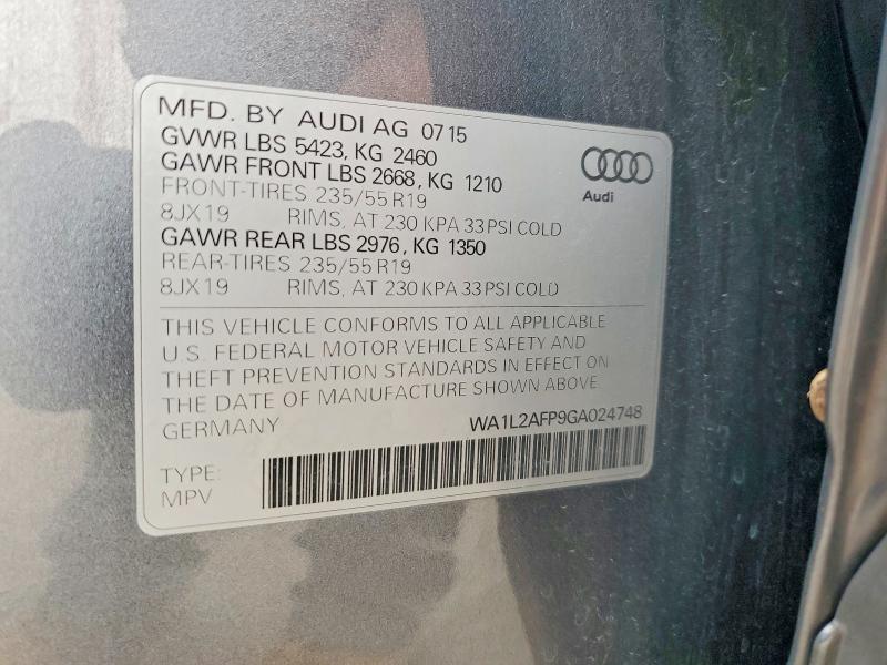 AUDI Q5 PREMIUM PLUS 2015