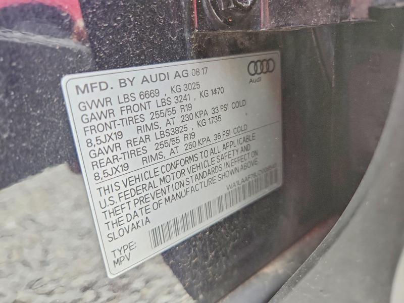 AUDI Q7 PREMIUM PLUS 2017