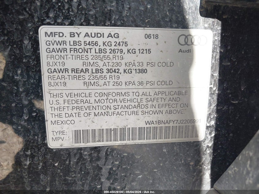 Audi Q5 2018