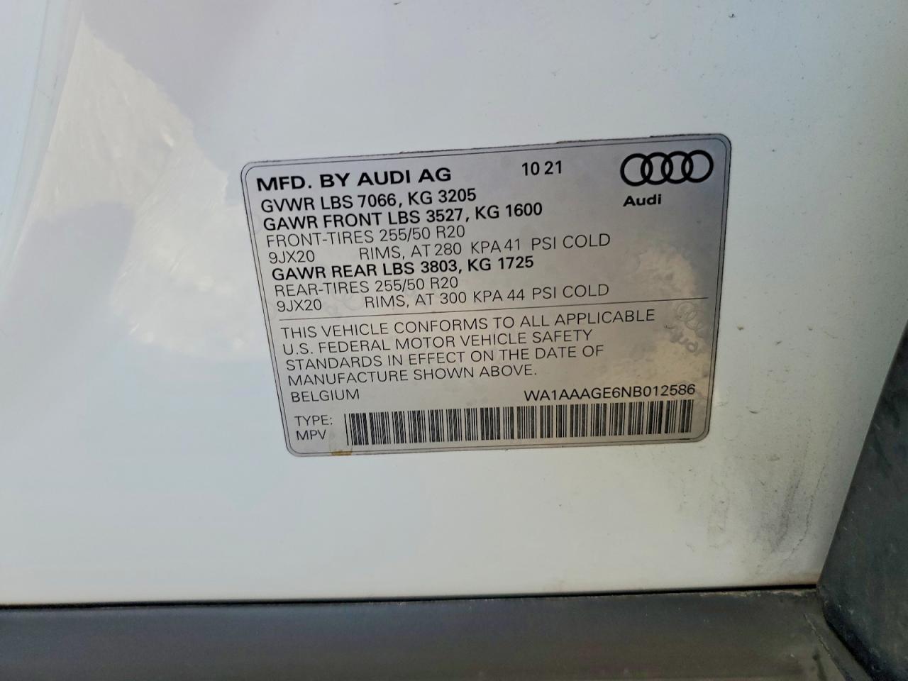 AUDI E-TRON PREMIUM 2021