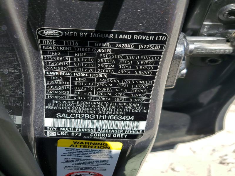 LAND ROVER DISCOVERY SPORT HSE 2016