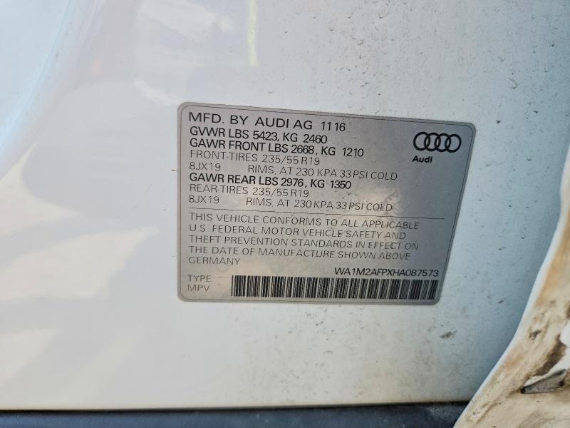 AUDI Q5 PREMIUM PLUS 2016