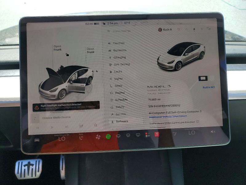 TESLA MODEL 3 LONG RANGE DUAL MOTOR 2022