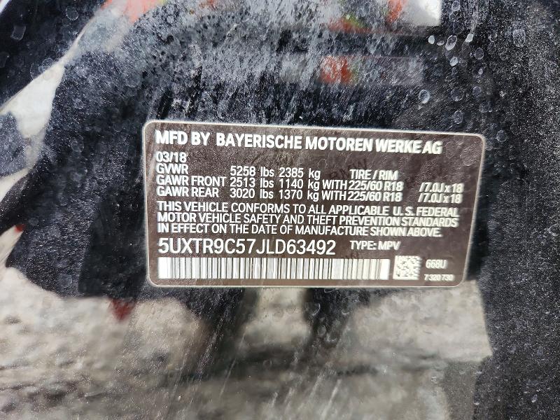 BMW X3 XDRIVE 30 I 2018