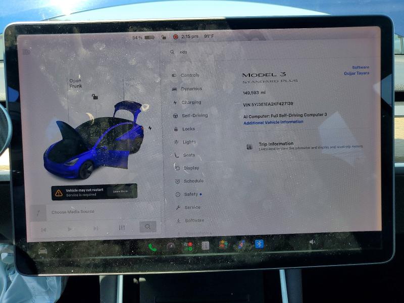 TESLA MODEL 3 2019