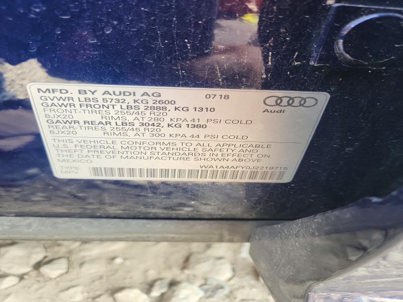 AUDI SQ5 PREMIUM PLUS 2018