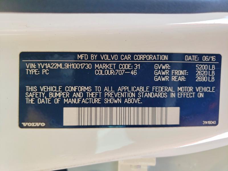 VOLVO S90 T6 INSCRIPTION 2016