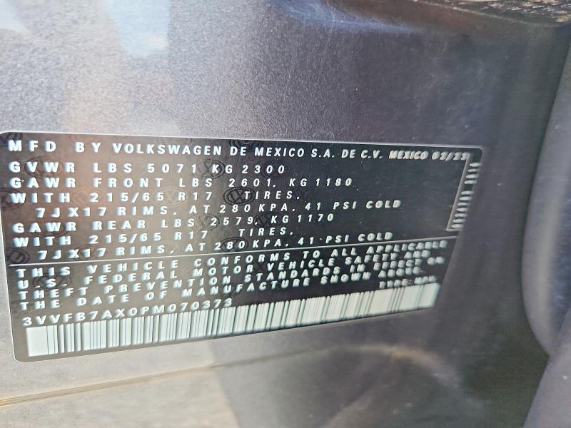 VOLKSWAGEN TIGUAN S 2023