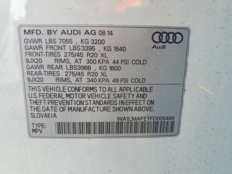 AUDI Q7 TDI PREMIUM PLUS 2014