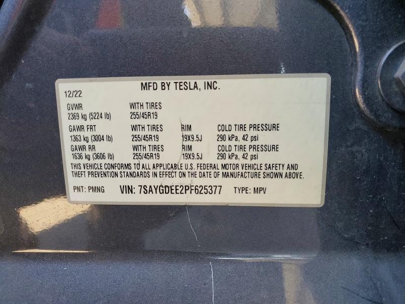 TESLA MODEL Y 2022