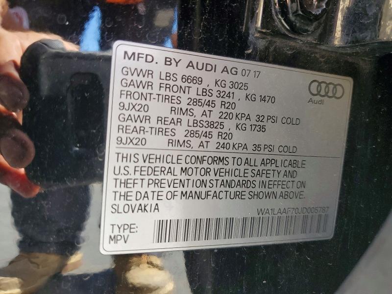 AUDI Q7 PREMIUM PLUS 2017