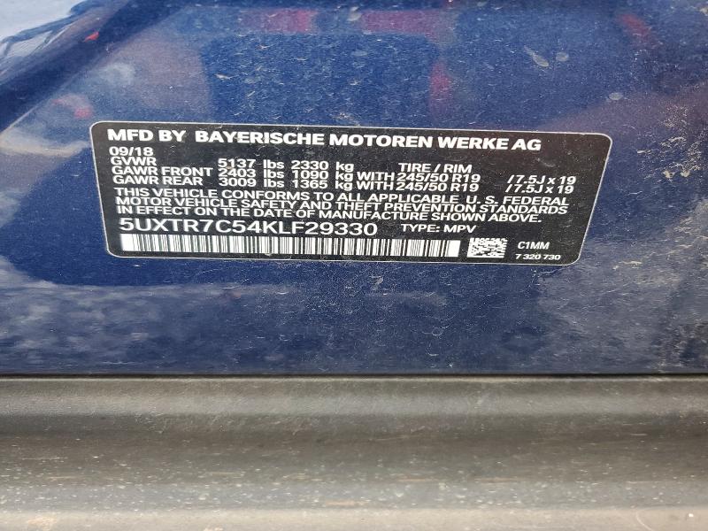 BMW X3 SDRIVE 30I 2018