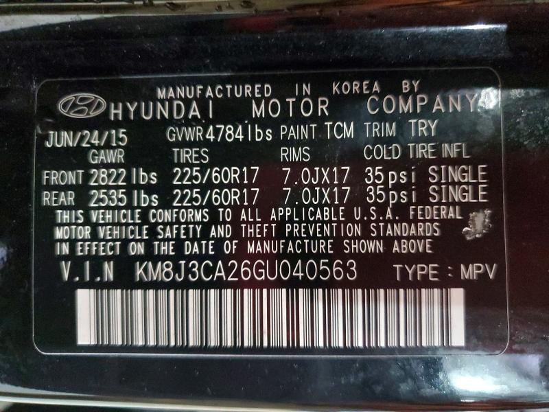 HYUNDAI TUCSON ECO 2015